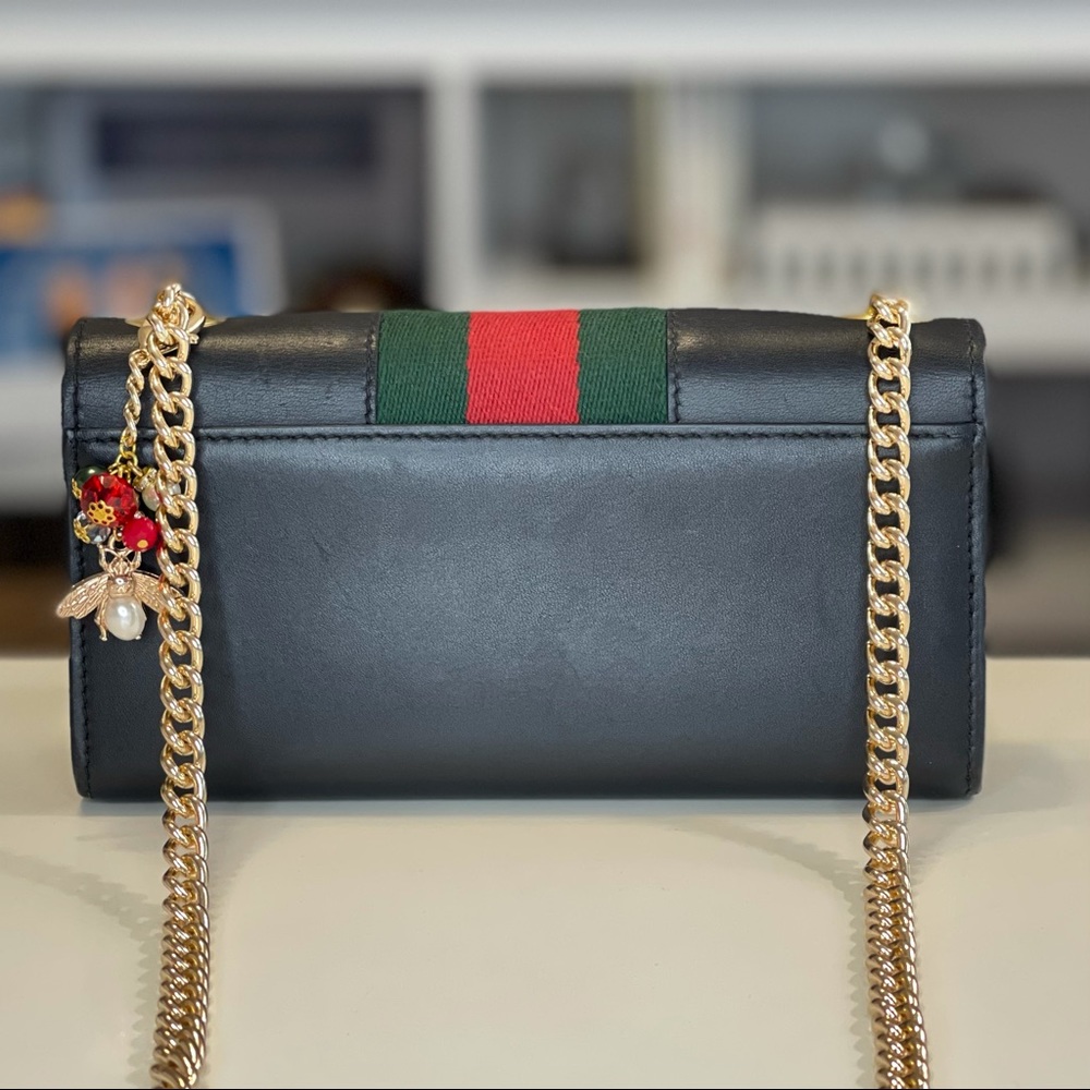 Authentic Gucci Sylvie Wallet on a Chain - Picture 3 of 12